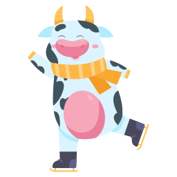 vaca sticker