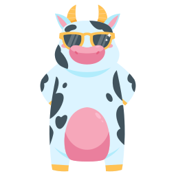 vaca sticker