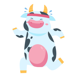 vaca sticker