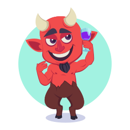 demonio sticker