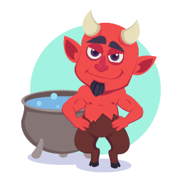 demonio sticker