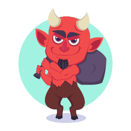 demonio sticker