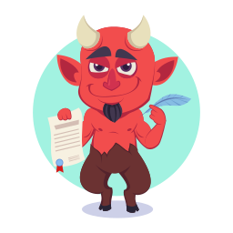 demonio sticker