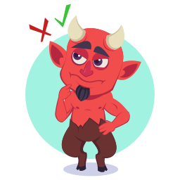 demonio sticker