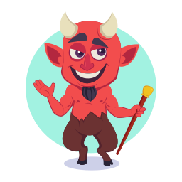 demonio sticker