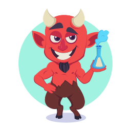 demonio sticker