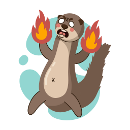 nutria sticker