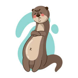 nutria sticker