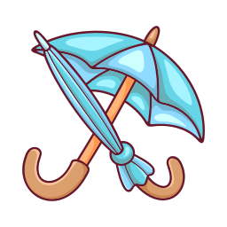 paraguas sticker