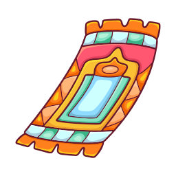 alfombra de rezo sticker