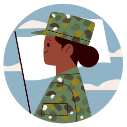 militar sticker