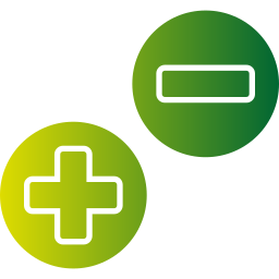 Plus minus - Free ecology and environment icons