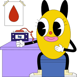 donación de sangre sticker