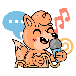 karaoke sticker