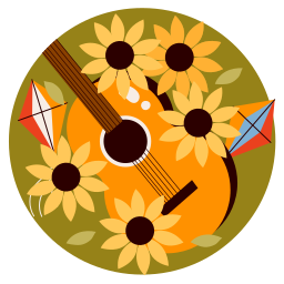 guitarra sticker