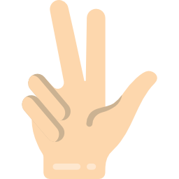 Counting - Free gestures icons