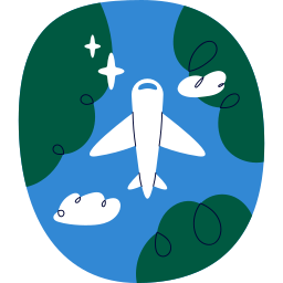 avión sticker