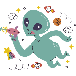 extraterrestre sticker