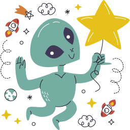 extraterrestre sticker