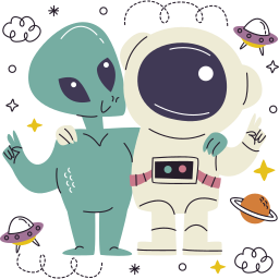 extraterrestre sticker