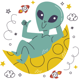 Alien Stickers - Free miscellaneous Stickers