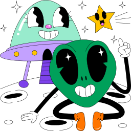 extraterrestre sticker