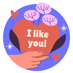 me gustas sticker