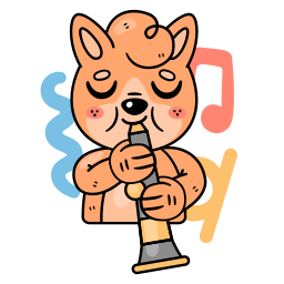 clarinete sticker