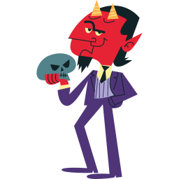 demonio sticker