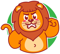 león sticker