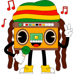 rasta sticker