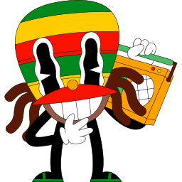 rasta sticker