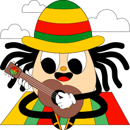 rasta sticker