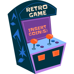 Arcade game Stickers - Free gaming Stickers