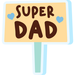 papá estupendo sticker