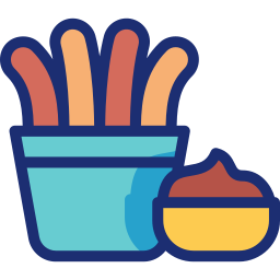 Churros Animated Icon | Free food and restaurant Animated Icon