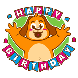 cumpleaños sticker