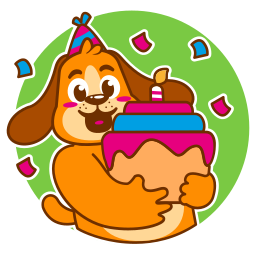 cumpleaños sticker