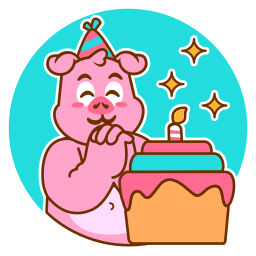 cumpleaños sticker