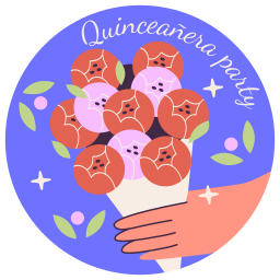 quinceañera sticker