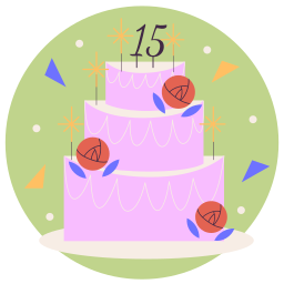 pastel de cumpleaños sticker