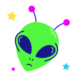 extraterrestre sticker