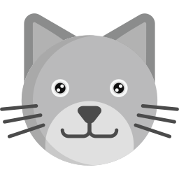 cat head icon. cat icon black on white background. cat icon simple