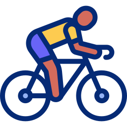 Cycling Animated Icon | Free transport Animated Icon