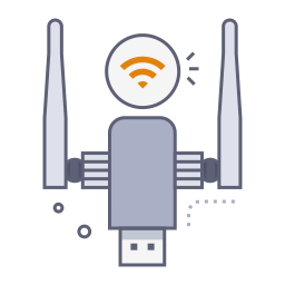 Wifi adapter - Free arrows icons
