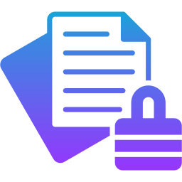 Secure document - Free security icons