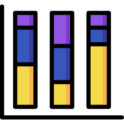 Stacked bar - Free business and finance icons