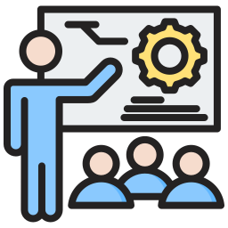 Training - Free education icons