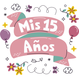 quinceañera sticker