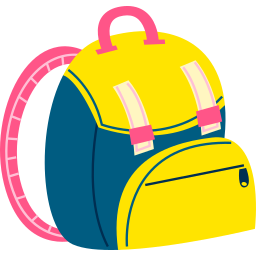 school backpack clipart image free svg file - SVG Heart